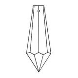 Clear Icicle Chandelier Crystals, Asfour Lead Crystal #401 Pack of 5 - ChandelierDesign