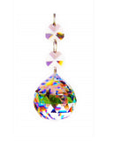 Iridescent Faceted Chandelier Ball Ornament, Gorgeous AB Lead Crystal - ChandelierDesign
