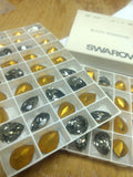 Huge Wholesale Lot Swarovski Crystal Pieces Flatbacks Gems Hearts Beads HotFix - ChandelierDesign