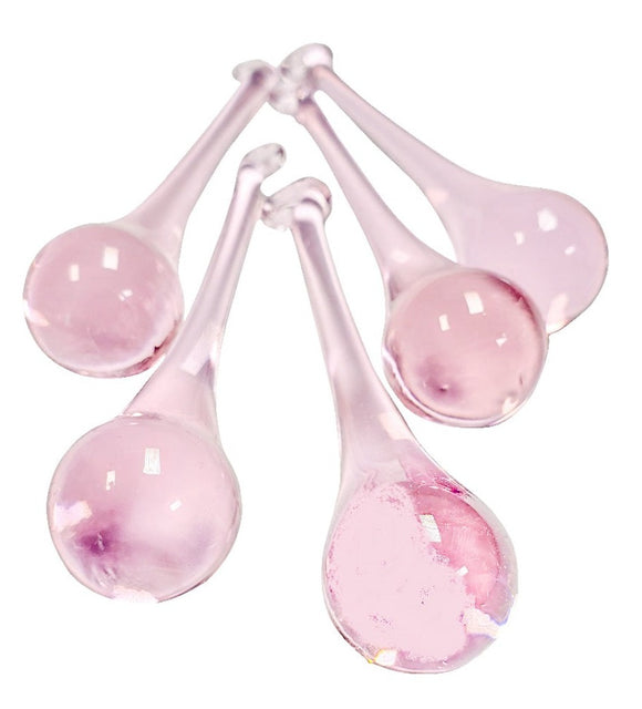 Pink Raindrop Chandelier Crystals, Pack of 5 - Chandelier Design