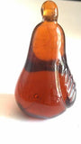 Amber Pear Chandelier Crystals, Vintage Chandelier Fruit 65mm - ChandelierDesign