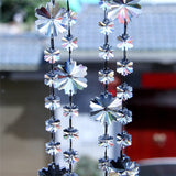 Clear Crystal Snowflake Garland, Chandelier Crystals Chains - ChandelierDesign