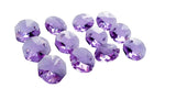 Lilac 14mm Octagon Beads Chandelier Crystals 2 Holes - ChandelierDesign