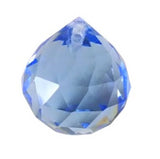 Light Sapphire Blue Chandelier Crystal Faceted Ball Prism - ChandelierDesign