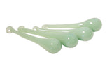 light jadeite green glass crystal drops for chandeliers