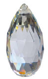 Clear Glass Faceted Oval Ball Chandelier Crystals 89mm Prism - ChandelierDesign