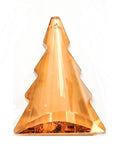 Golden Champagne Christmas Tree Chandelier Crystals, Gold Pine Tree Suncatcher - ChandelierDesign