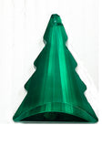 Teal Green Christmas Tree Chandelier Crystals, Caribbean Green Pine Tree Suncatcher - ChandelierDesign