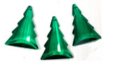 Teal Green Christmas Tree Chandelier Crystals, Caribbean Green Pine Tree Suncatcher - ChandelierDesign