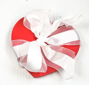 Gorgeous Iridescent and Fuchsia Pink Hearts Suncatcher, Valentine's Day Gift Boxed - ChandelierDesign