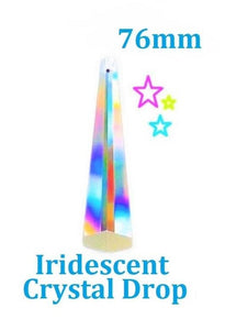 Iridescent AB Drop Chandelier Crystals, Asfour Lead Crystal Prism #505 - Chandelier Design