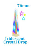 Iridescent AB Drop Chandelier Crystals, Asfour Lead Crystal Prism #505 - Chandelier Design