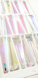 Iridescent AB Drop Chandelier Crystals, Asfour Lead Crystal Prism #505 - Chandelier Design