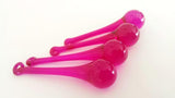 Fuchsia Pink Raindrop Chandelier Crystals, Pack of 5 - ChandelierDesign