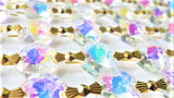 Iridescent AB Chandelier Crystal Garland Yard of Prisms - Asfour Lead Crystal - ChandelierDesign