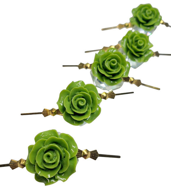 olive green roses to decorate your chandelier