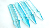 Light Aqua Spear Chandelier Crystals, Pack of 5 - ChandelierDesign