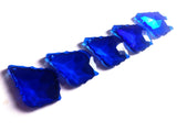 Cobalt Blue French Cut Chandelier Crystals Pack of 5 - ChandelierDesign
