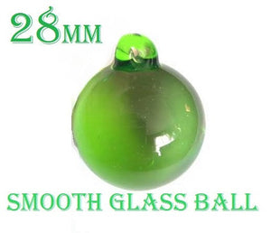 lime green smooth chandelier crystal ball