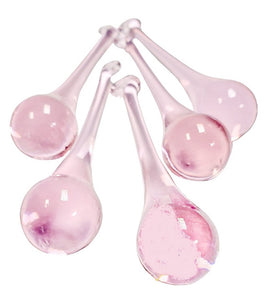 Pink Raindrop Chandelier Crystals, Pack of 5 - Chandelier Design