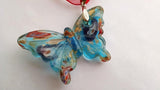 Glass Lampwork Butterfly Pendants - ChandelierDesign