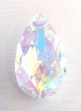 Iridescent AB Teardrop Chandelier Crystals Pendants, Asfour Lead Crystal #872 Pack of 5 - ChandelierDesign