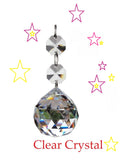 Clear Faceted Chandelier Ball Ornament, Gorgeous Lead Crystal - ChandelierDesign
