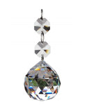 Clear Faceted Chandelier Ball Ornament, Gorgeous Lead Crystal - ChandelierDesign