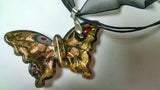 Glass Lampwork Butterfly Pendants - ChandelierDesign