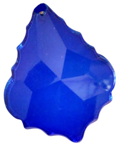 Cobalt Blue French Cut Chandelier Crystals Pack of 5 - ChandelierDesign