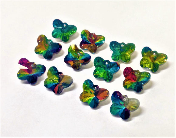 Vitrail Rainbow Butterfly 14mm Beads Chandelier Crystals Prisms - ChandelierDesign