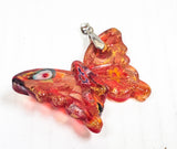 Glass Lampwork Butterfly Pendants - ChandelierDesign