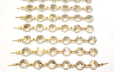 Champagne Chandelier Crystal Garland Yard of Prisms, Asfour Lead Crystal Light Honey - ChandelierDesign