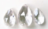 3pc Clear Teardrop Chandelier Crystals, Set For Princess Crown - ChandelierDesign