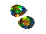 Vitrail Rainbow Flat Teardrop Chandelier Crystals, 38mm Pack of 5 - ChandelierDesign