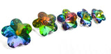 Vitrail Rainbow Flower Beads 30mm Chandelier Crystals, Pack of 5 - ChandelierDesign