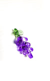 Murano Style Glass Grapes for Chandeliers 65mm Fruit Ornaments - ChandelierDesign