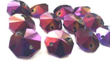 Golden Plum 14mm Octagon Beads Chandelier Crystals 2 Holes - ChandelierDesign