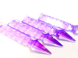 Lilac Spear Chandelier Crystals, Pack of 5 - ChandelierDesign