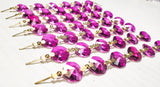 Magenta Chandelier Crystal Garland Yard of Prisms - ChandelierDesign