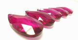 Magenta Teardrops Chandelier Crystals, Pack of 5 - ChandelierDesign