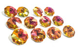 Metallic Sunset 14mm Octagon Beads Chandelier Crystals 2 Holes - ChandelierDesign