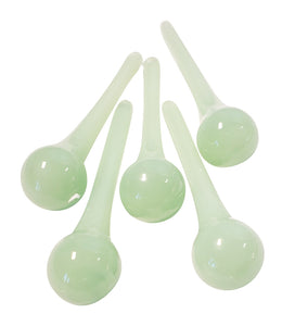 Opaline Jadeite Green 60mm Raindrop Chandelier Crystals, Pack of 5 - Chandelier Design