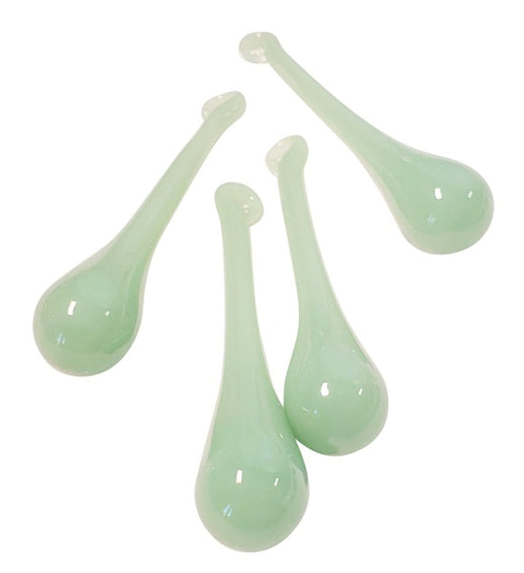 light jadeite green glass crystal drops for chandeliers