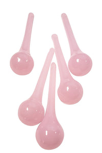 Opaline Pink 60mm Raindrop Chandelier Crystals, Pack of 5 - Chandelier Design