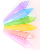 Rainbow Icicle Chandelier Crystals Pastel Set 6pc - ChandelierDesign