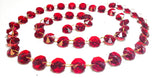 Red Yard Chandelier Crystals Garland - Ring Connectors - ChandelierDesign