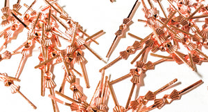 Rose Gold Tone 33mm Bowtie Chandelier Connectors - ChandelierDesign