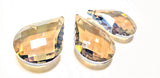 Champagne Round French Cut Chandelier Crystals, 50mm Pack of 5 - ChandelierDesign