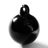 Black Smooth Ball Chandelier Crystals 30mm - ChandelierDesign